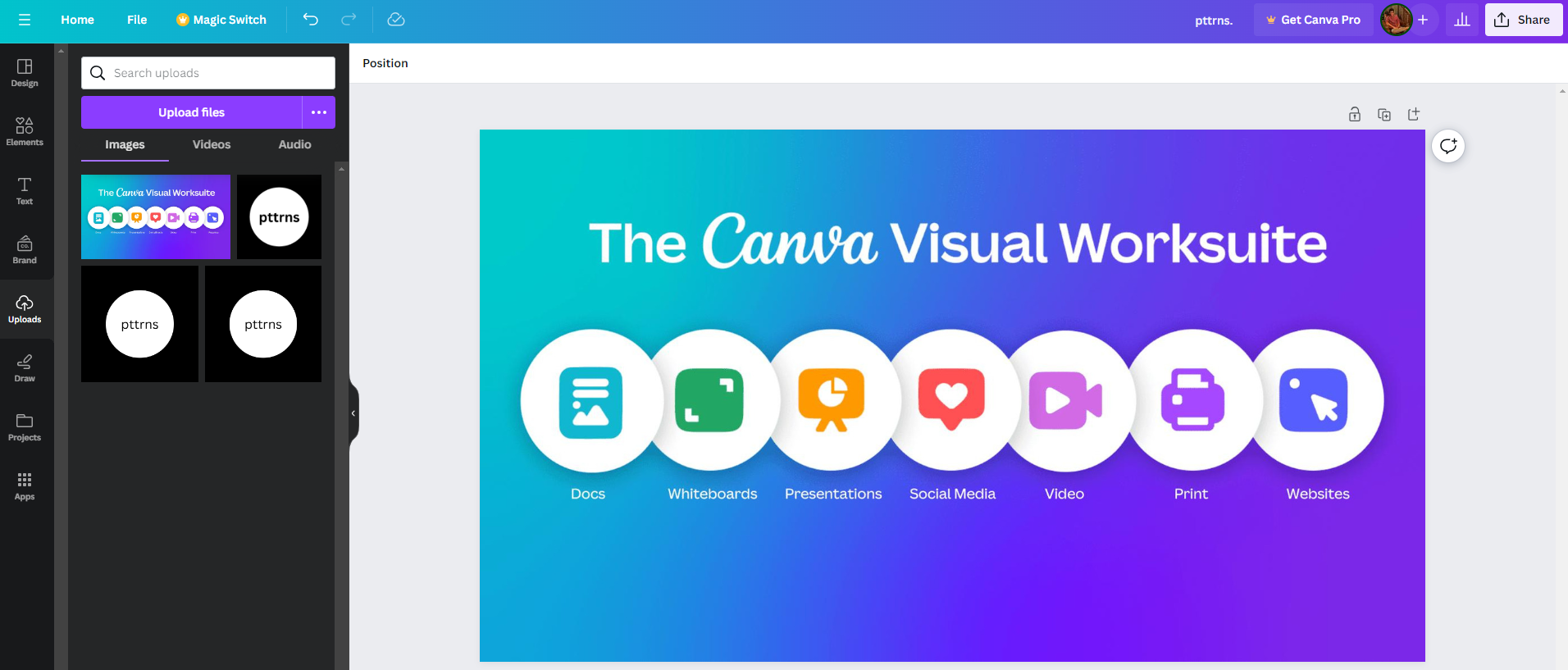 How To Convert WebP to PNG in Canva - Pttrns