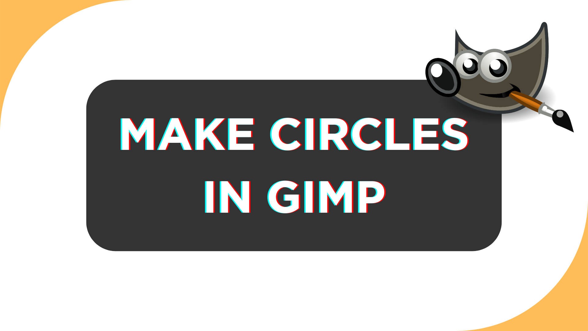 How To Draw Straight Lines & Perfect Circles in Gimp 