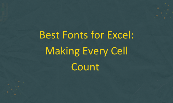 best excel font for presentation